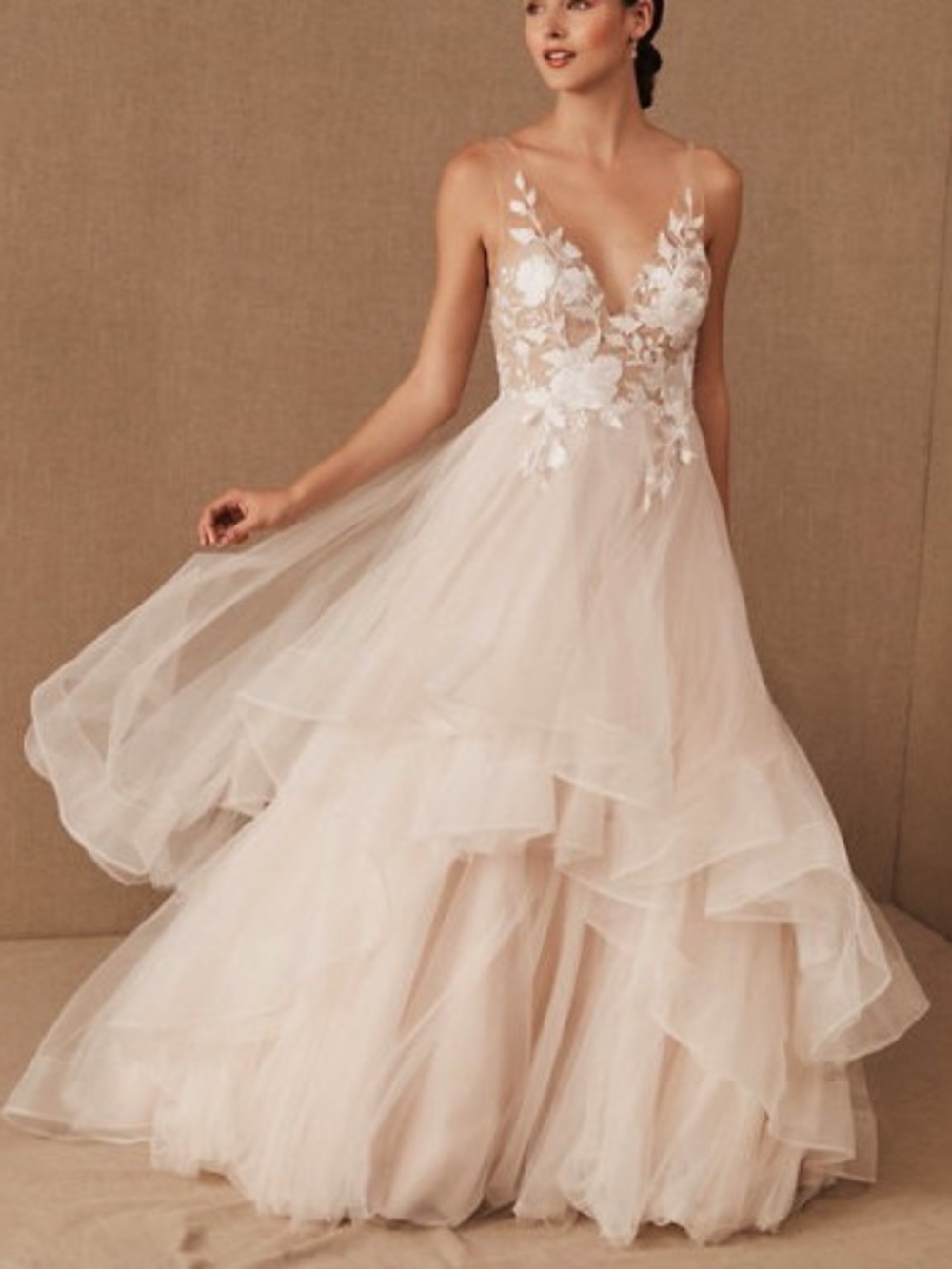 Wtoo by Watters Valera Gown bridal wedding gown- Size 20 BHLDN Anthropologie